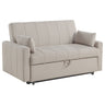 Portland - Boucle Upholstered Sleeper Sofa Bed Beige by Coaster Fine Furniture | Bel Furniture