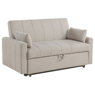 Portland - Boucle Upholstered Sleeper Sofa Bed Beige by Coaster Fine Furniture | Bel Furniture