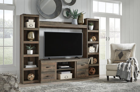 Trinell - 4-Piece Entertainment Center With 60" TV Stand - view 5
