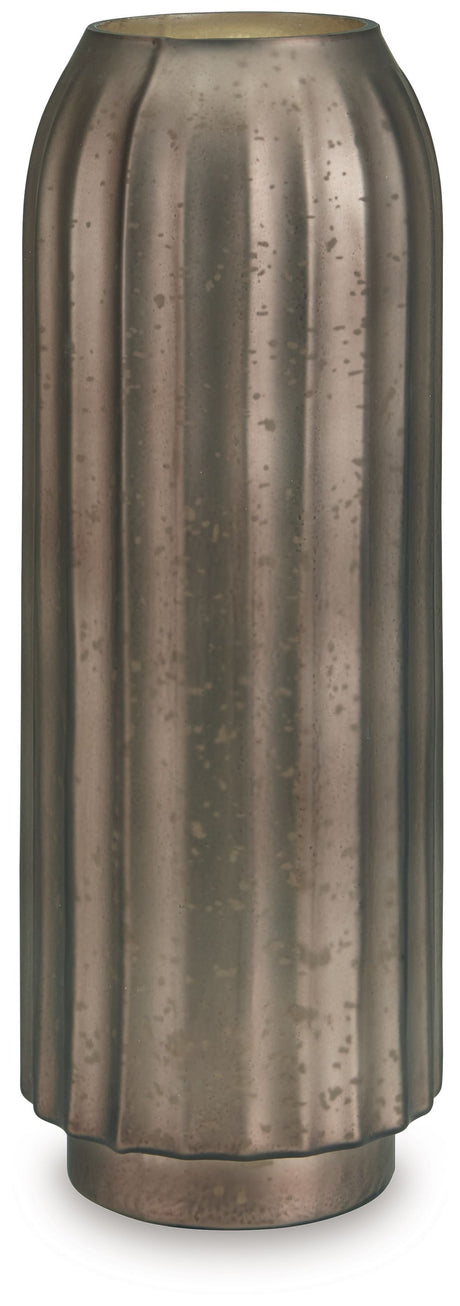 Briarcott - Vase Dark Brown 6''W x 6''D x 18''H by Signature Design by Ashley® | Bel Furniture
