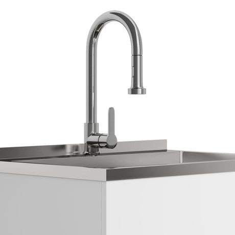 Metro - Laundry Cabinet & Faucet And Stainless Steel Sink - view 16