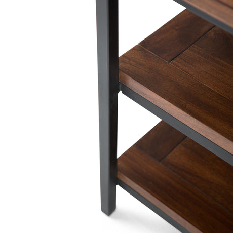 Skyler - TV Media Stand - Dark Cognac Brown by Simpli-Home | Bel Furniture