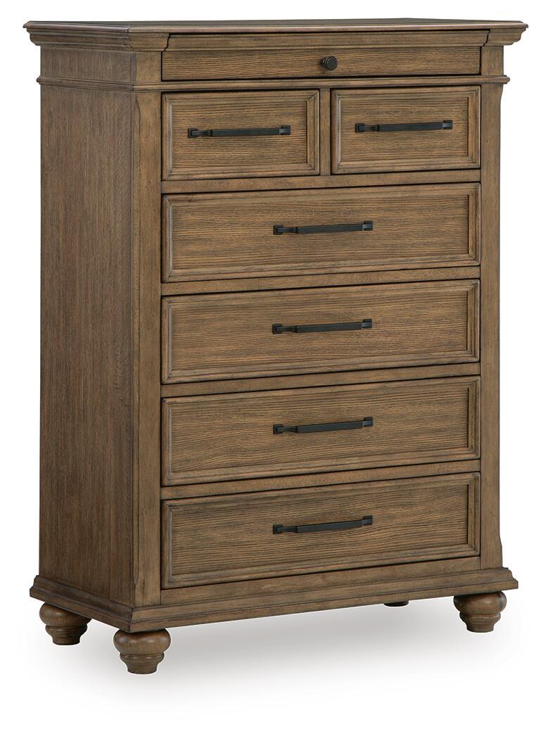 Karallin Seven Drawer Chest Medium Brown