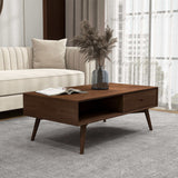 Caroline - Coffee Table - Walnut Brown by Ashcroft Furniture | Bel Furniture