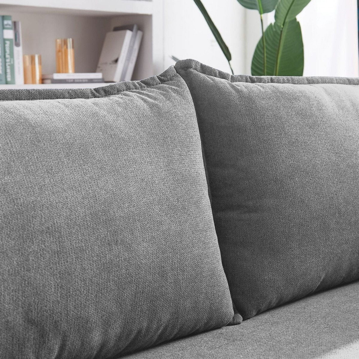 Black Legs Sofa - Gray