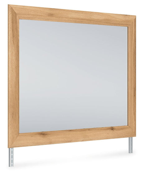 Aleaport - Warm Brown - Bedroom Mirror by Signature Design by Ashley® | Bel Furniture