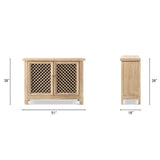 Arden - 2 Door Accent Storage Cabinet - Natural