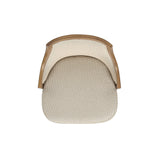 Bahama - Cane High Back Swivel Counter Stool With Recessed Arms Textured Weave - Taupe Beige by Jennifer Taylor Home | Bel Furniture