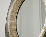 Dallmen - Accent Mirror - Black / Gold Finish