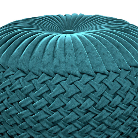 Grafton - Handcrafted Round Pouf - view 7