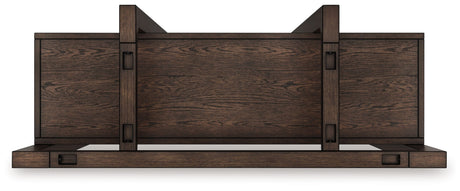 Breckington - Dark Brown - Bookcase by Signature Design by Ashley® | Bel Furniture
