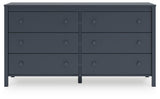 Simmenfort - Navy Blue - Six Drawer Dresser by Signature Design by Ashley® | Bel Furniture