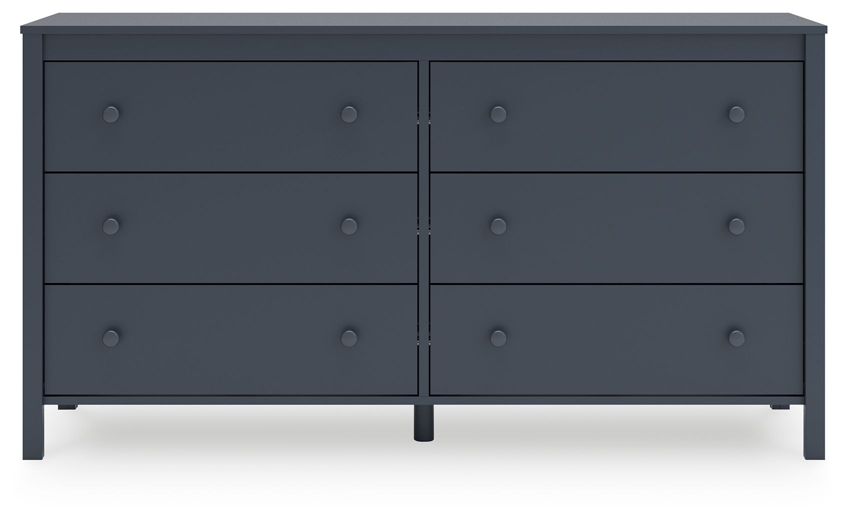 Simmenfort - Navy Blue - Six Drawer Dresser