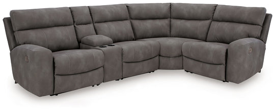 Next-Gen Durapella - Reclining Sectional Dark Gray 2 Pc. Power Reclining Sectional Loveseat by Signature Design by Ashley® | Bel Furniture