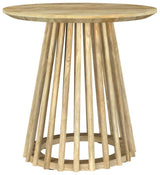 Touhy - Round Solid Wood Table Light Brown End Tables by Coaster Fine Furniture | Bel Furniture