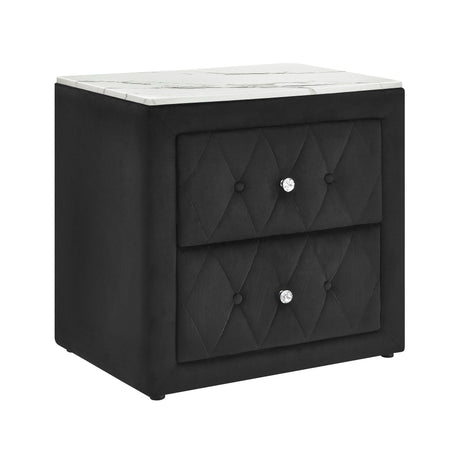 Annabelle - Nightstand Black by Crown Mark | Bel Furniture