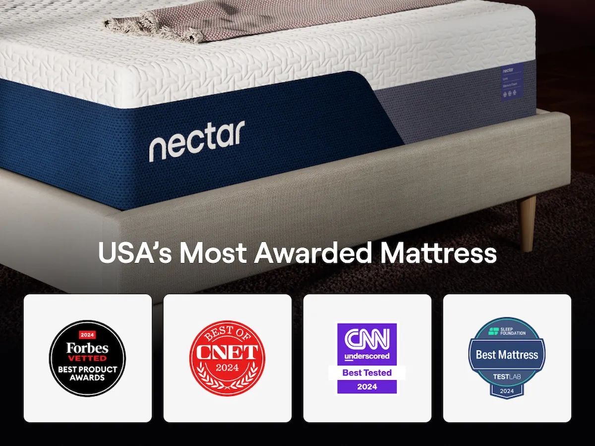 Nectar Luxe Memory Foam 5.1 - Mattress by Nectar | Bel Furniture