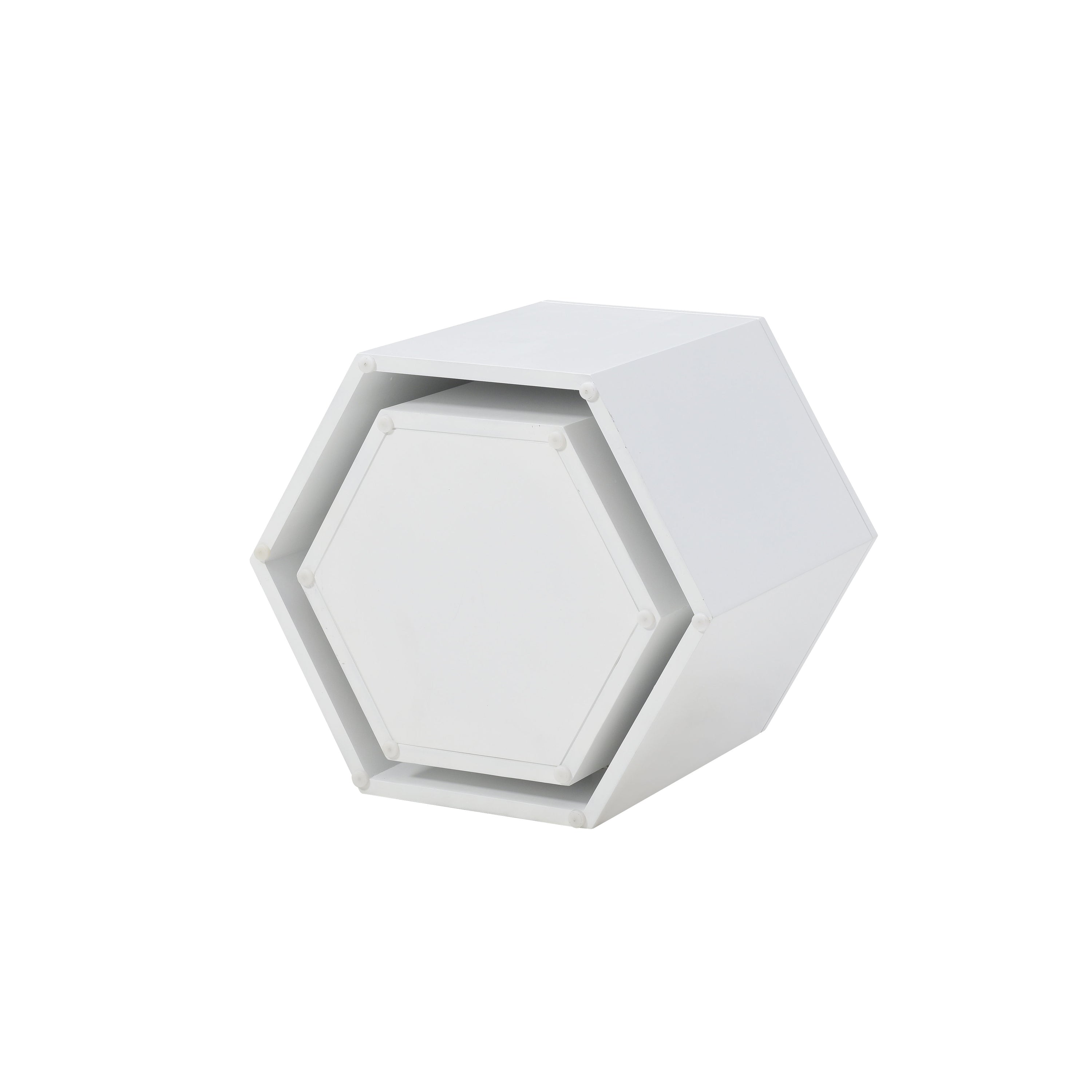 Hexahedron Coffee Tables For Living Room, Office, Bedroom (Set of 2)