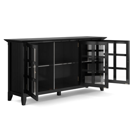 Acadian - Wide Storage Cabinet Handcrafted by Simpli-Home | Bel Furniture