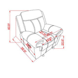 Jimny - Domino Power Recliner - Coffee