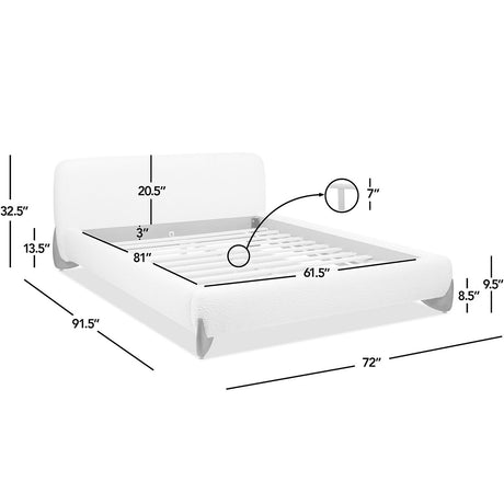 Alpine - Puffy Modern Platform Bed - view 11