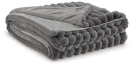 Alsonwell - Throw Gray 3 Pieces by Signature Design by Ashley® | Bel Furniture