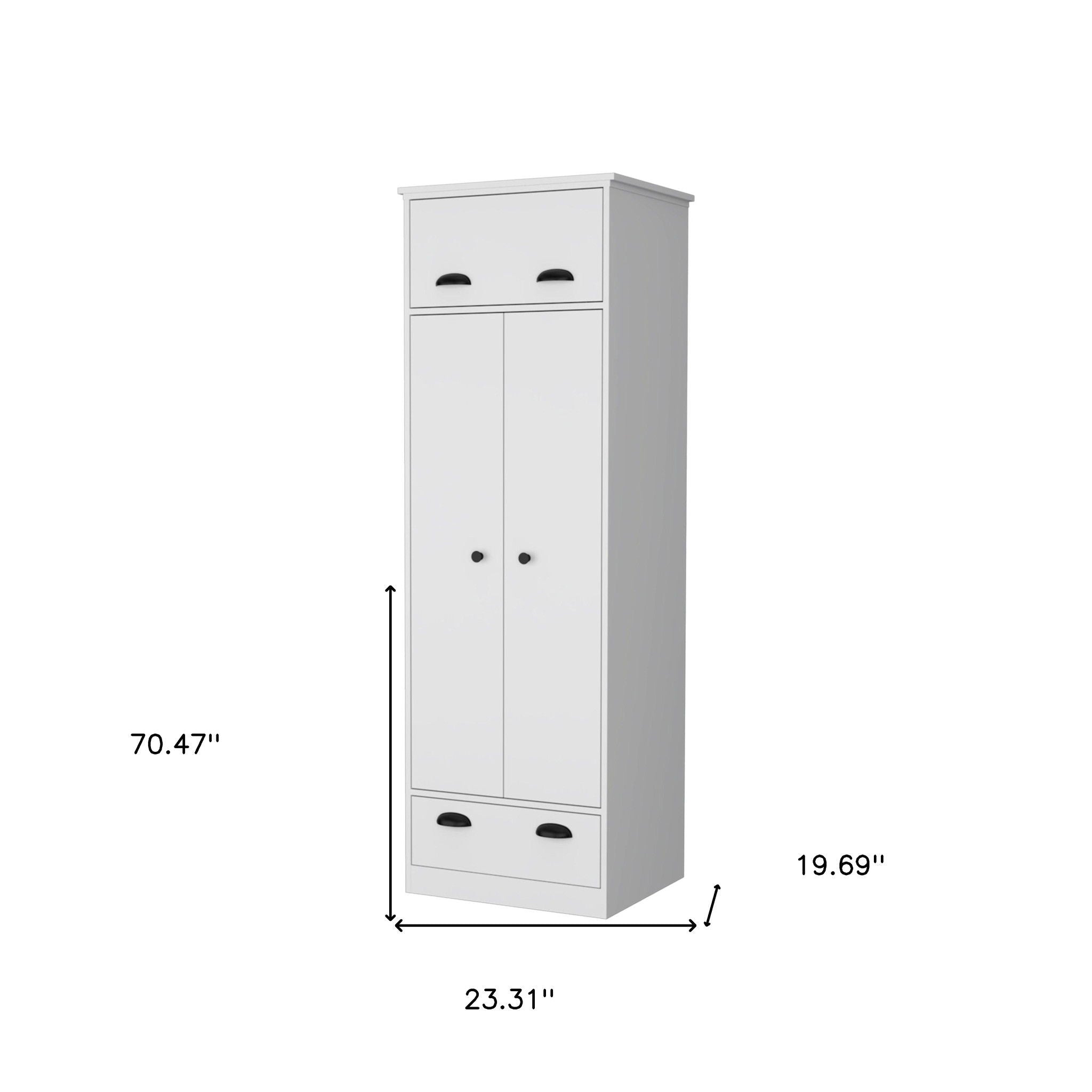 Drawer, Combo Dresser - White