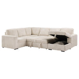 Devonshire - Sleeper Sectional Sofa Storage Chaise