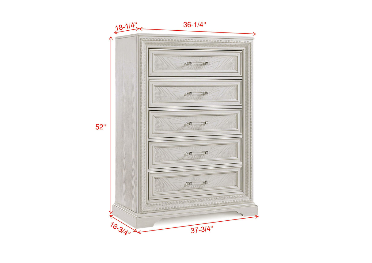 Alexandria - Accent Chest - White by Crown Mark | Bel Furniture