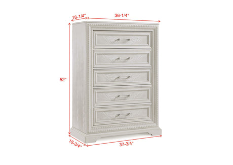 Alexandria - Accent Chest - White by Crown Mark | Bel Furniture
