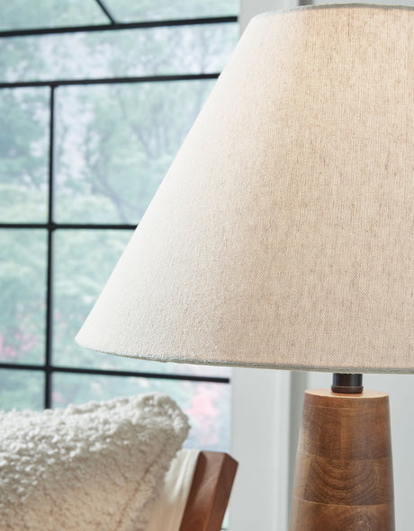 Danset - Wood Lamp by Signature Design by Ashley® | Bel Furniture