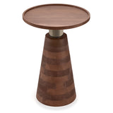 Kramer - Side Table - Cognac by Simpli-Home | Bel Furniture