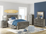 Frandern - Storage Panel Bedroom Set