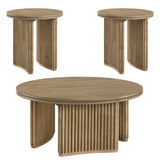 Adina - Round Coffee Table Set