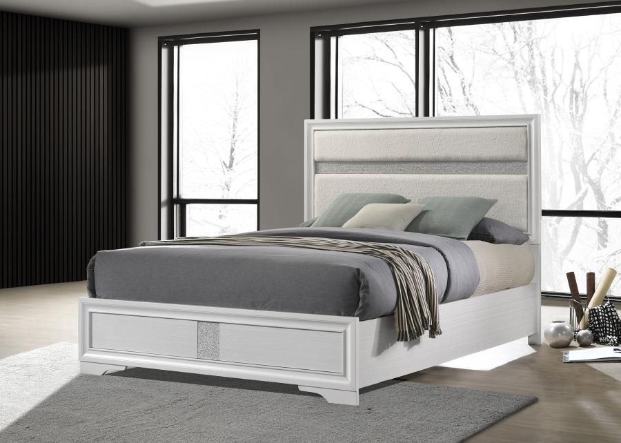 Miranda - Upholstered Panel Bed by Coaster Fine Furniture | Bel Furniture