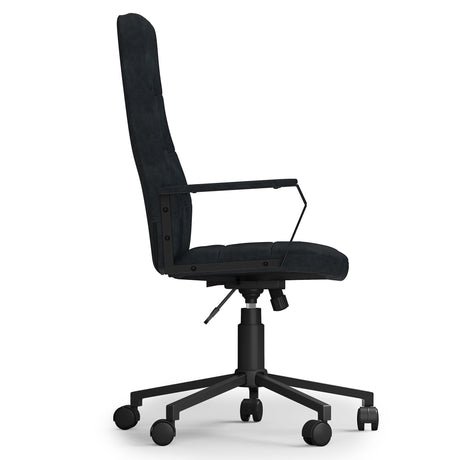 Foley - Swivel Office Chair - Distressed Blue - view 6