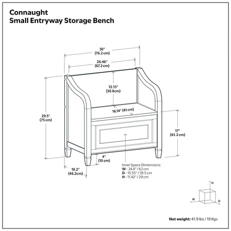 Connaught - Storage Bench - view 47