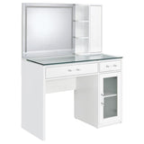 Flora - 2-Drawer Vanity Set With LED Mirror by Coaster Fine Furniture | Bel Furniture