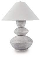 Brickdon - Poly Table Lamp - Distressed White