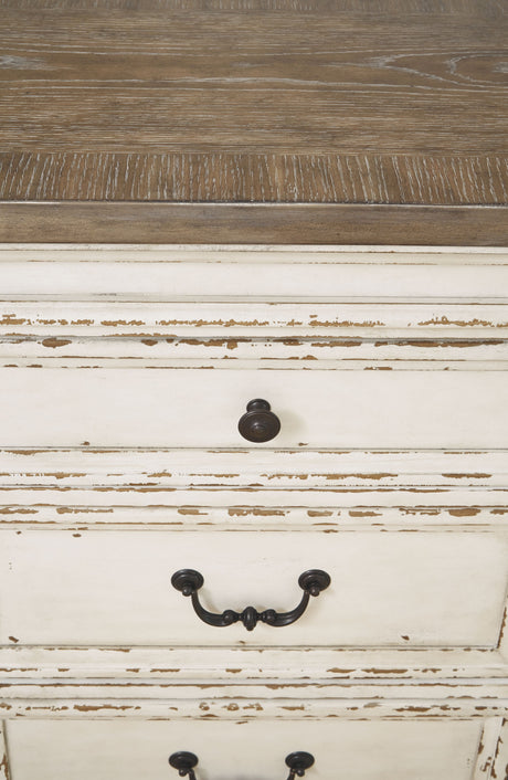Realyn - Chipped White - Dining Room Server by Signature Design by Ashley® | Bel Furniture