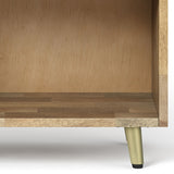 Jager - Bedside Table - Natural by Simpli-Home | Bel Furniture