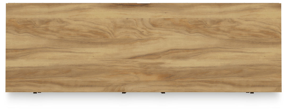 Bermacy - Light Brown - Six Drawer Dresser by Signature Design by Ashley® | Bel Furniture