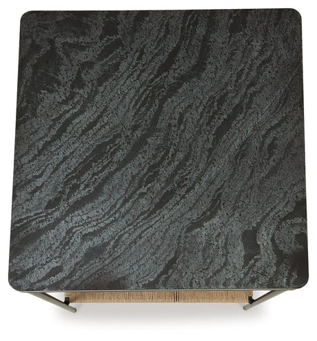 Minrich - Black / Natural - Accent Table by Signature Design by Ashley® | Bel Furniture