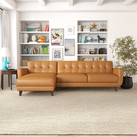 Allison - Mid-Century Modern Sectional Sofa Chaise - view 23