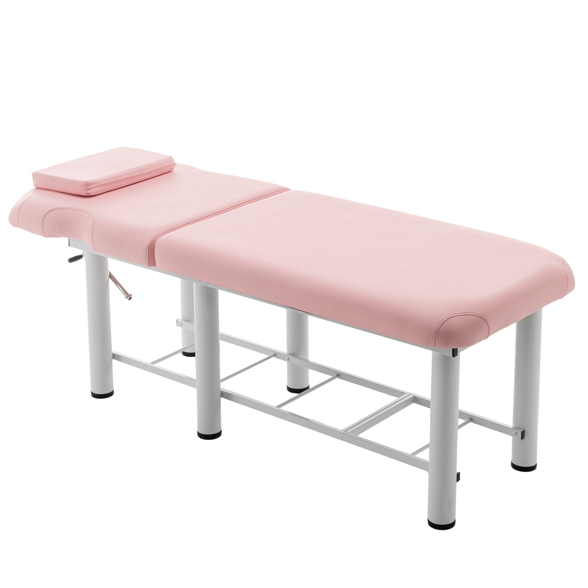 Professioanl Massage Table, Backrest Adjustable, Removable Headrest, Bottom Shelf Storage, Memory Foam Layer Salon Bed