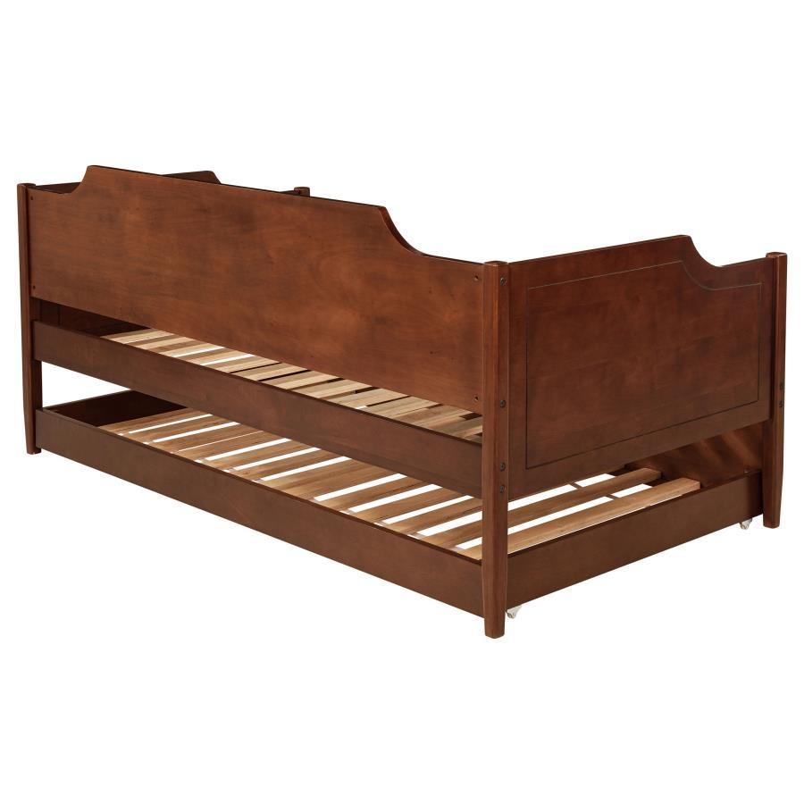 Redding - Wood Twin Daybed With Trundle - Cherry by Coaster Fine Furniture | Bel Furniture