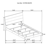 Felicity - Contemporary Panel Bed Bedroom Set