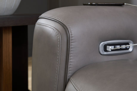 5Z-Comfort - Relaxation - Power Reclining Sofa With Adj Headrest by Signature Design by Ashley® | Bel Furniture