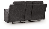Brysonview - Double Reclining Loveseat With Console - Charcoal