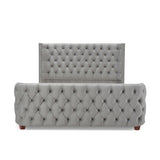 Brooklyn - Tufted Panel Bed Headboard And Footboard Set by Jennifer Taylor Home | Bel Furniture